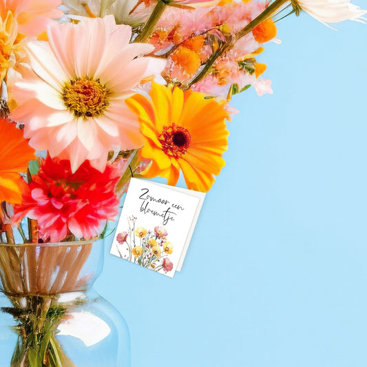 Bloemenkaartje - Zomaar een bloemetje