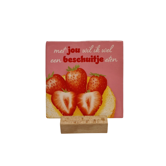 Met jou wil ik wel een beschuitje eten