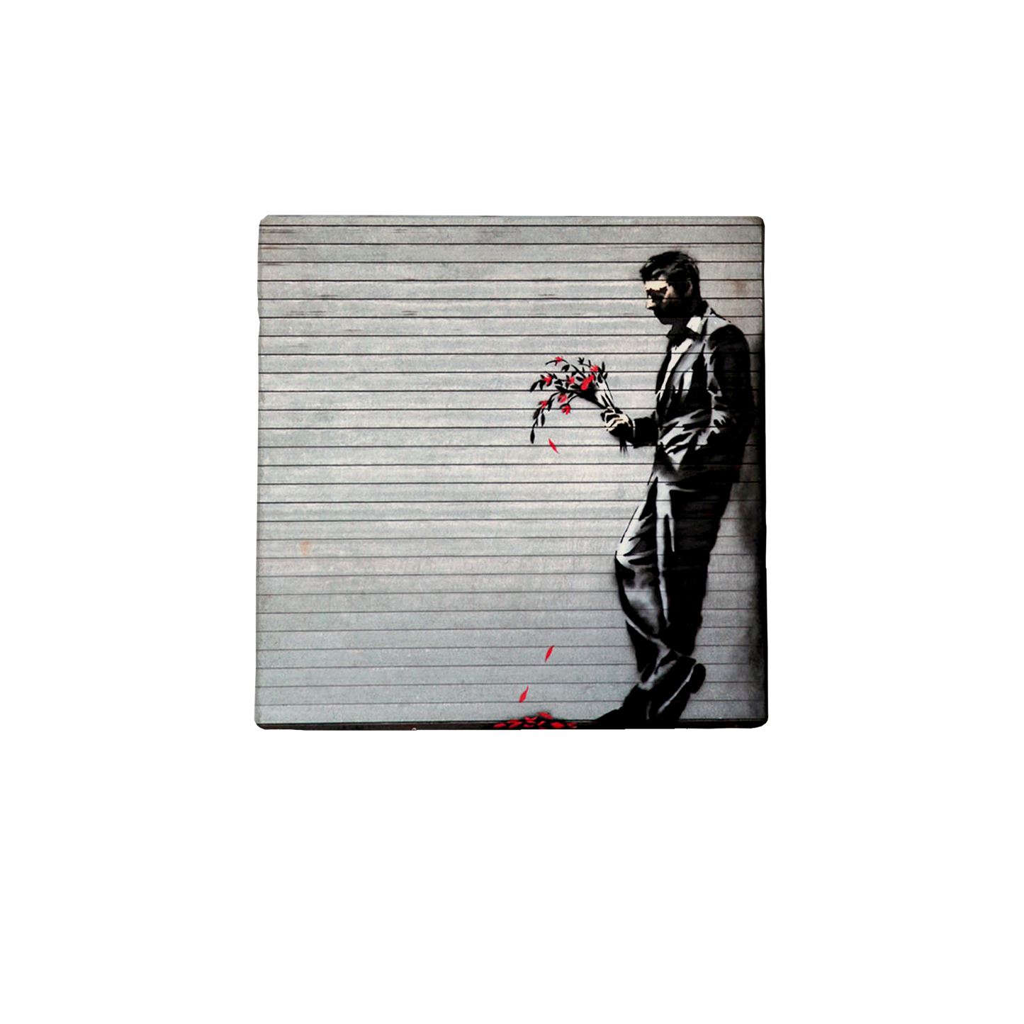 Man against the wall