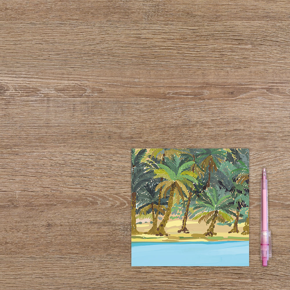 Palmbomenstrand