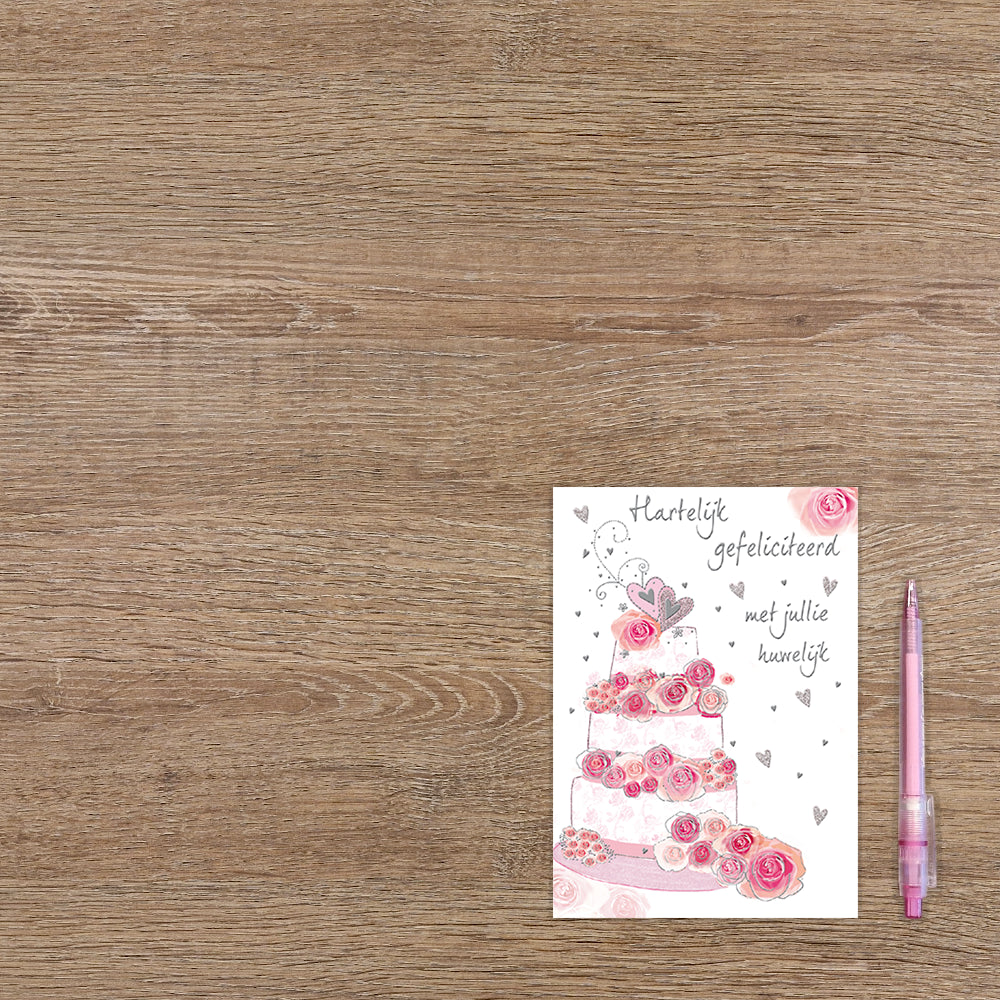 Hartelijk gefeliciteerd met jullie huwelijk