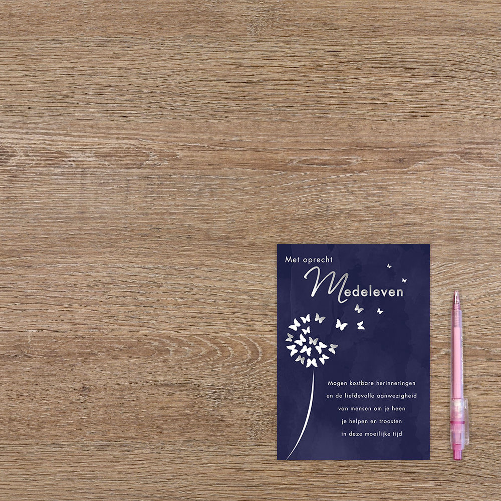 Met oprecht medeleven