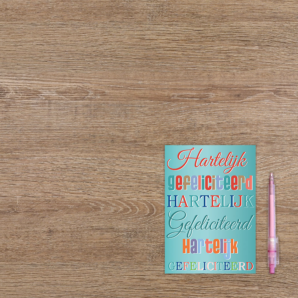 Hartelijk gefeliciteerd