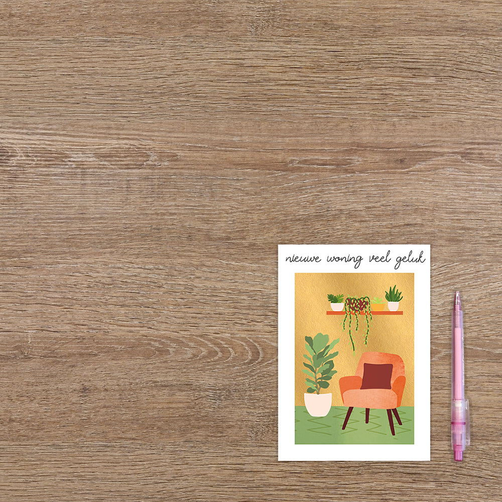 Nieuwe woning veel geluk