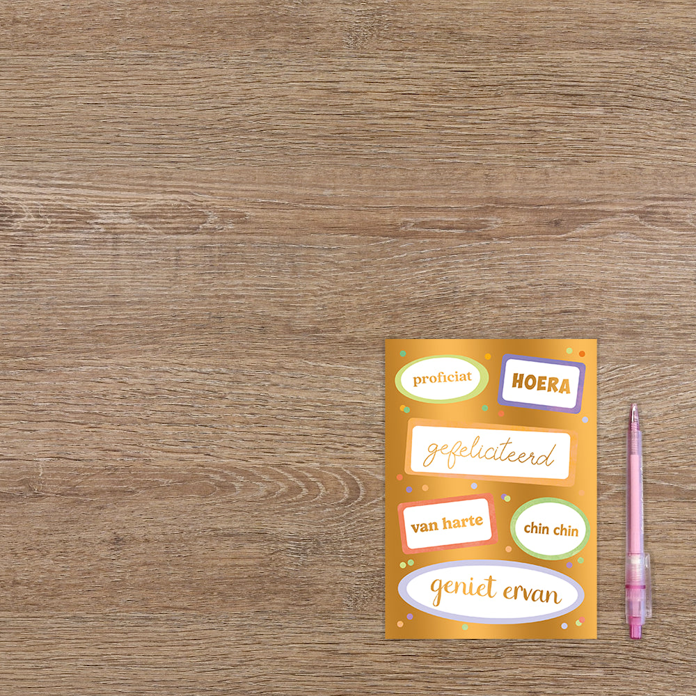 Van harte gefeliciteerd