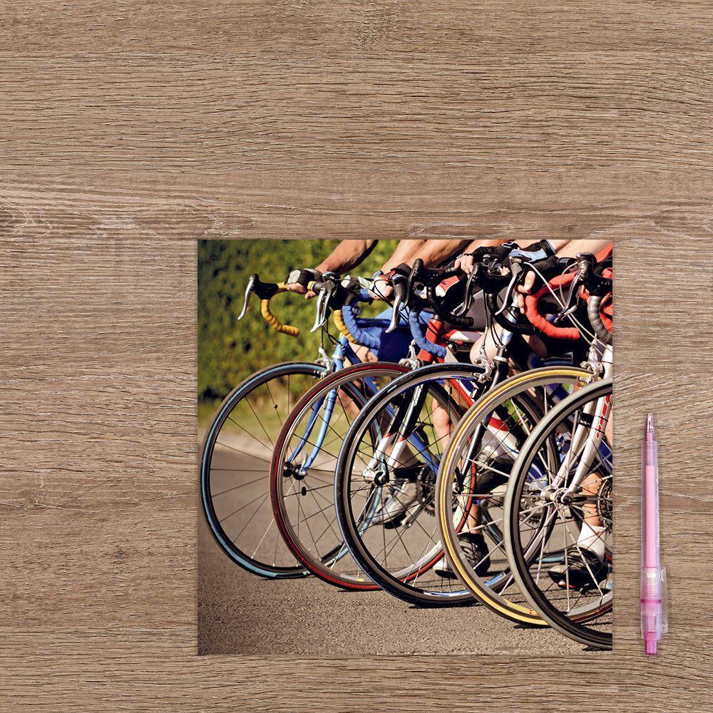 XL kaart - Wielrenners