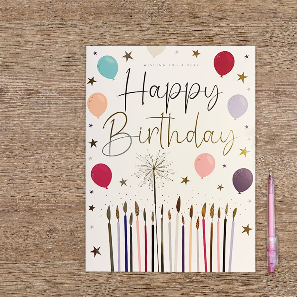 XL kaart - Happy birthday