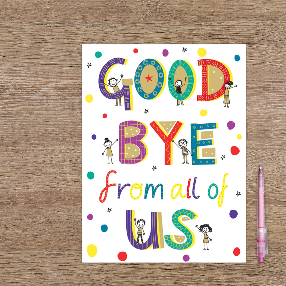 XL kaart - Goodbye from all of us