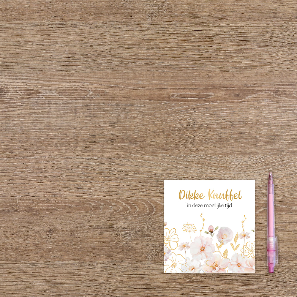 Dikke knuffel in deze moeilijke tijd