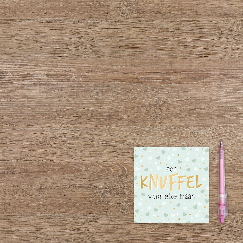 Een knuffel voor elke traan