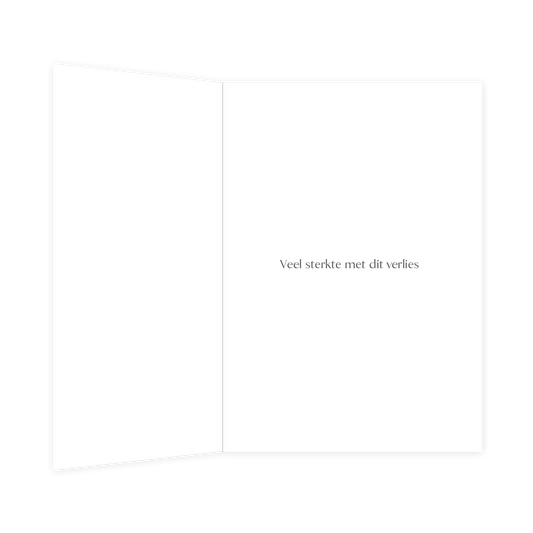 Met oprecht deelneming