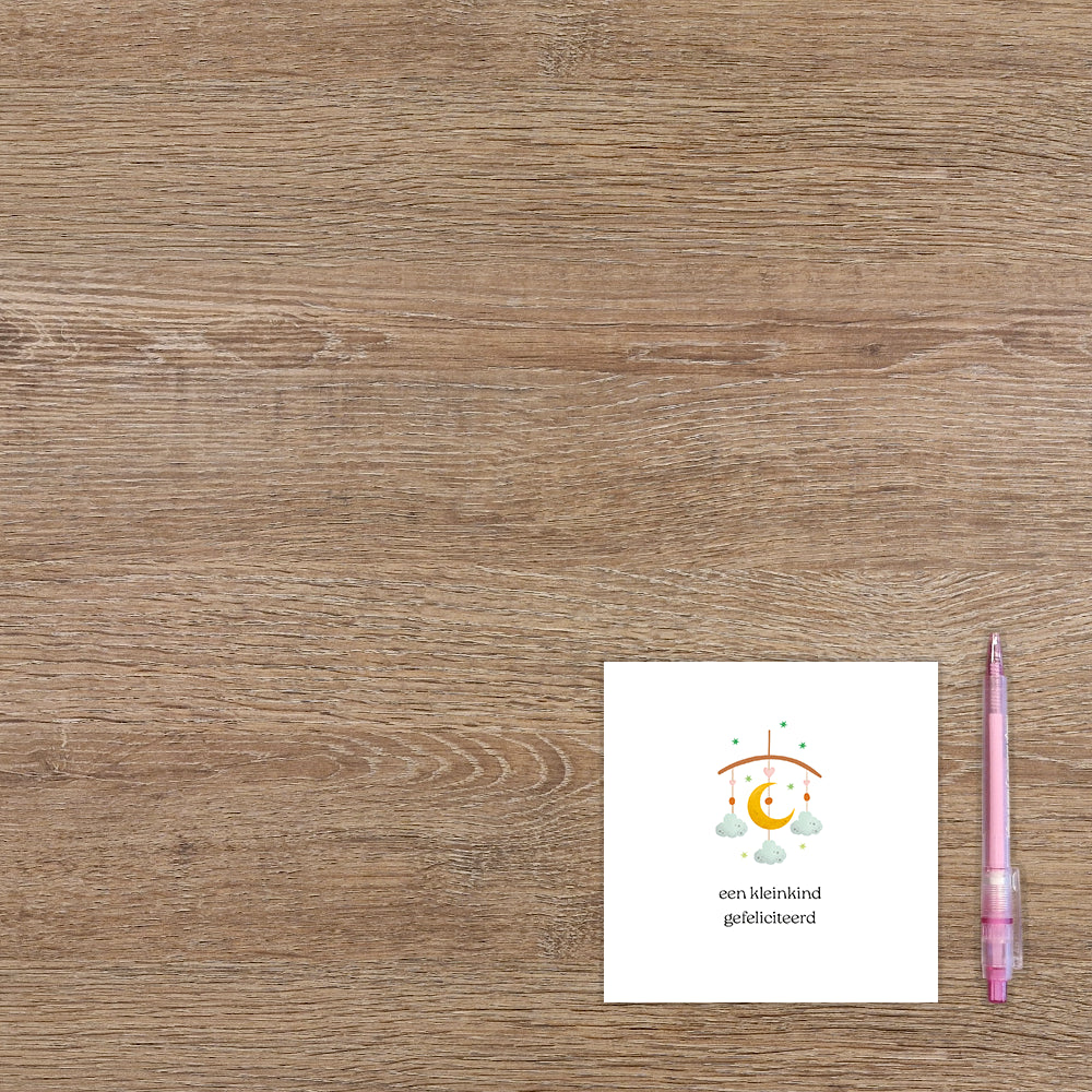 Een kleinkind gefeliciteerd