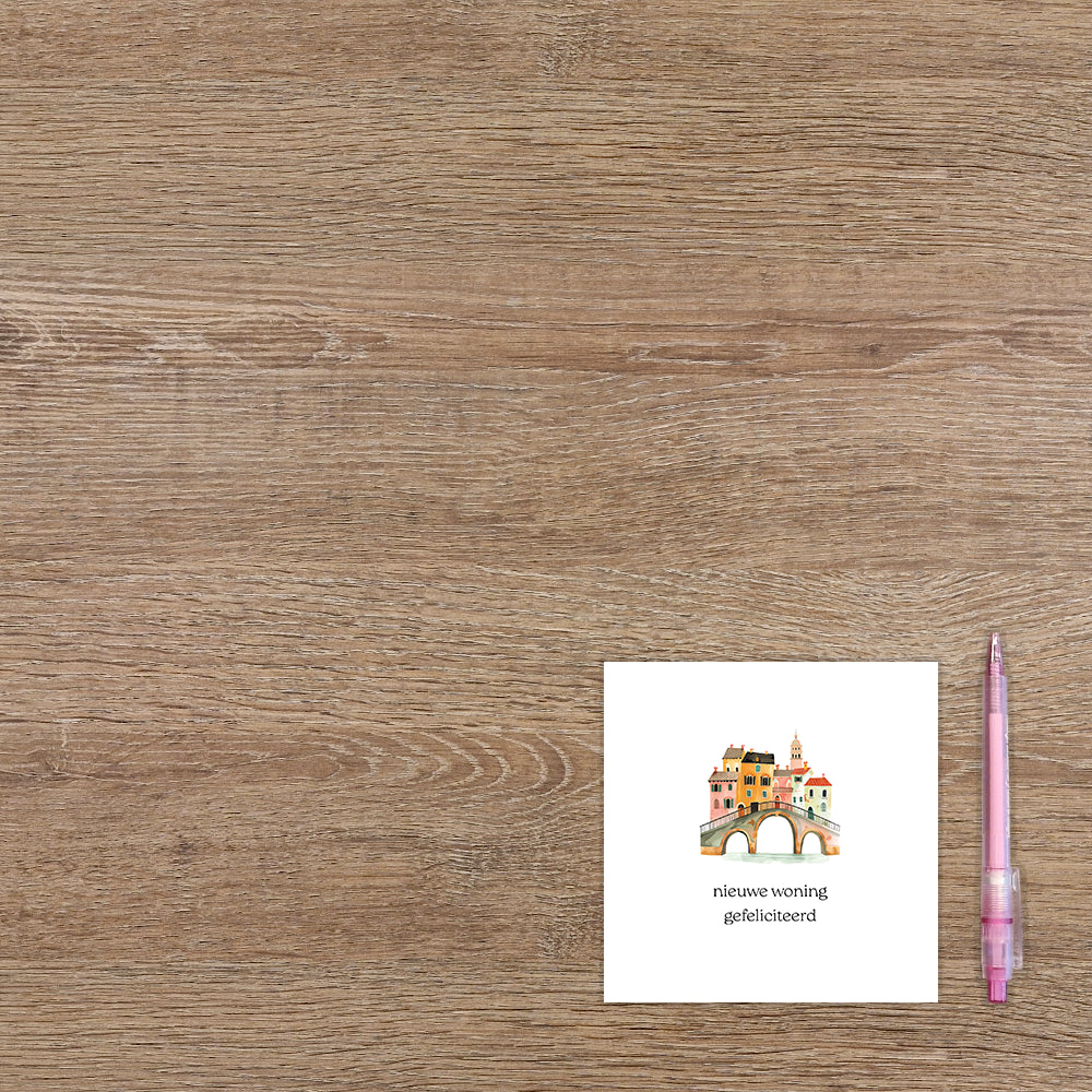 Nieuwe woning gefeliciteerd
