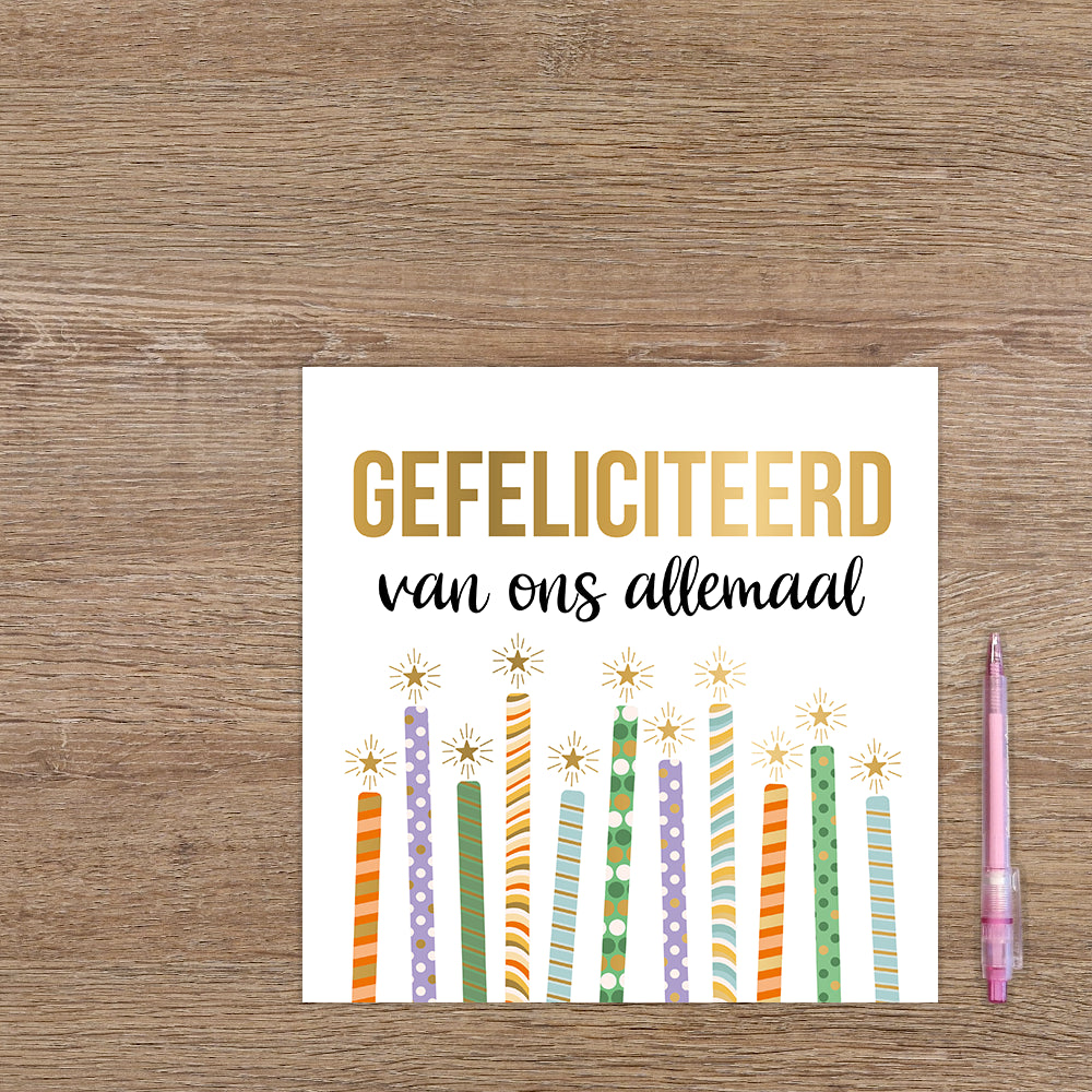 XL - Gefeliciteerd van ons allemaal