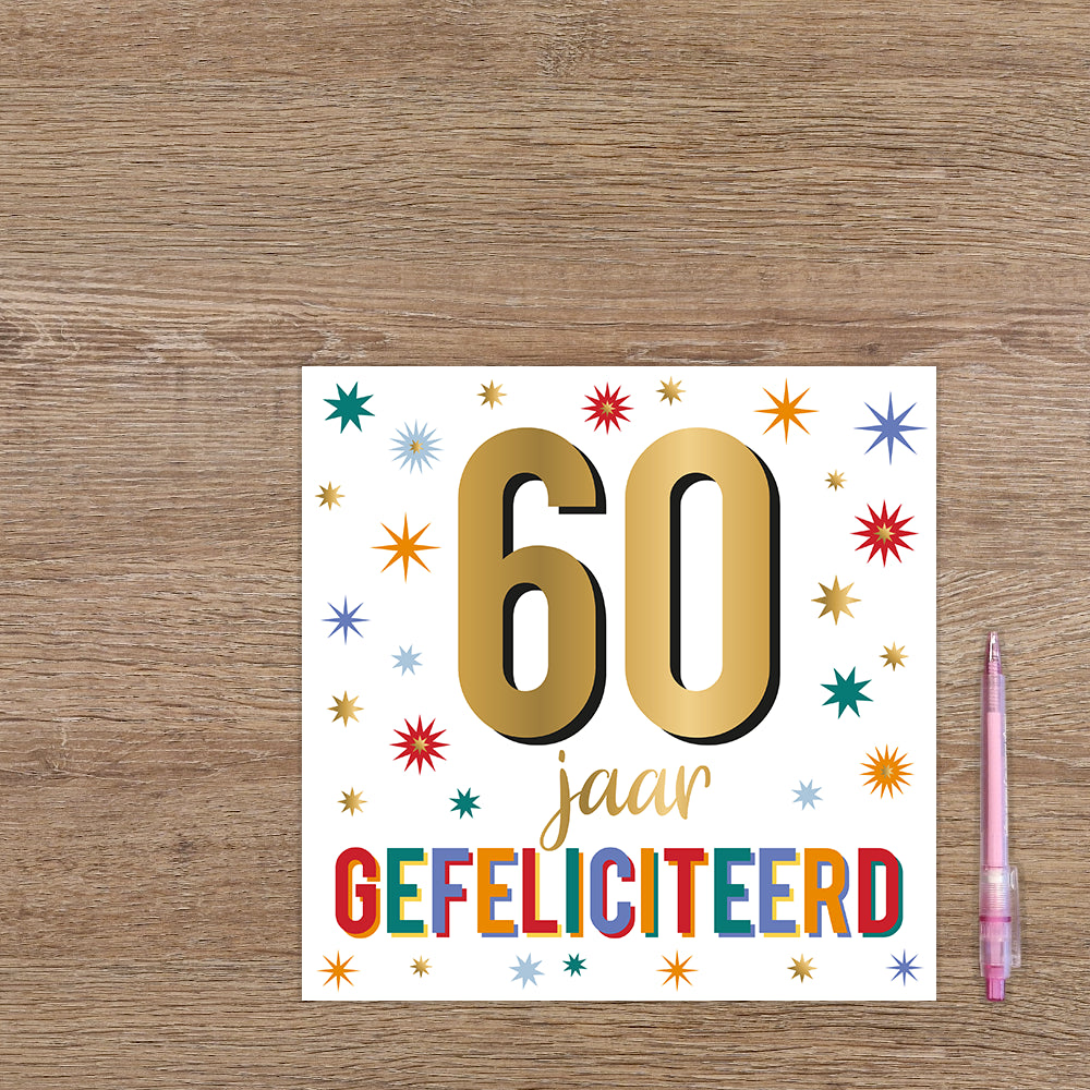 XL - 60 jaar gefeliciteerd