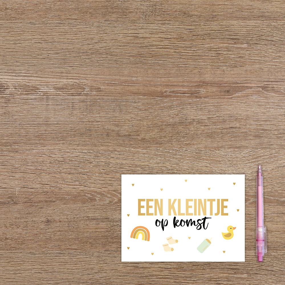 Een kleintje op komst