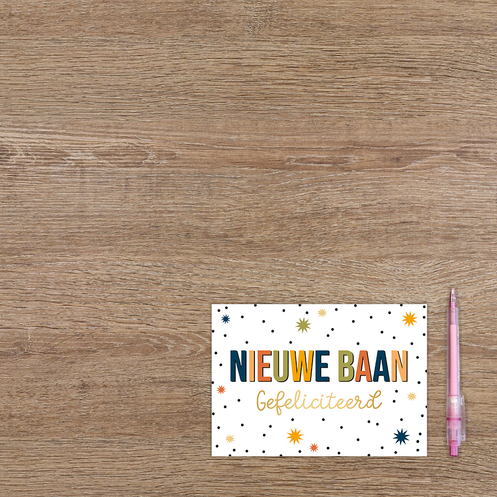 Nieuwe baan