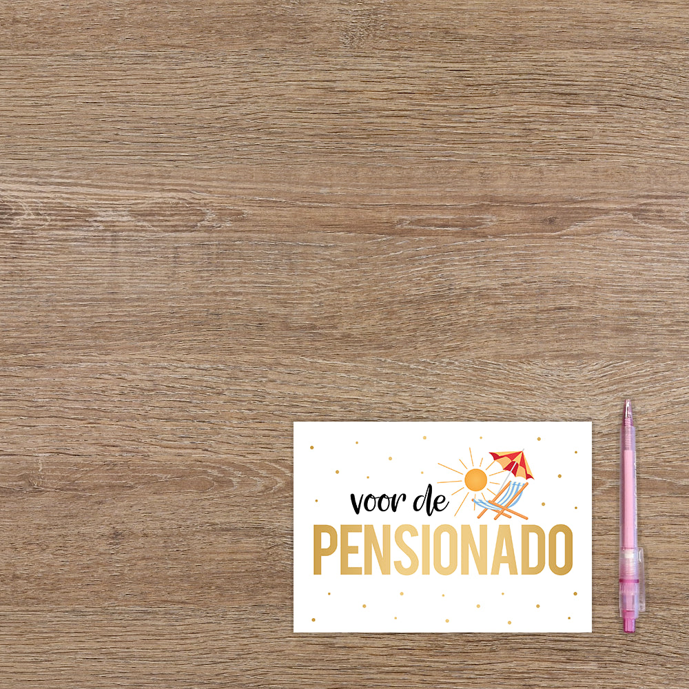 Voor de pensionado