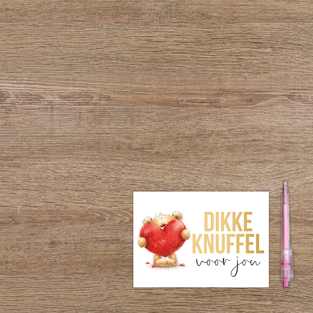 Dikke knuffel voor jou
