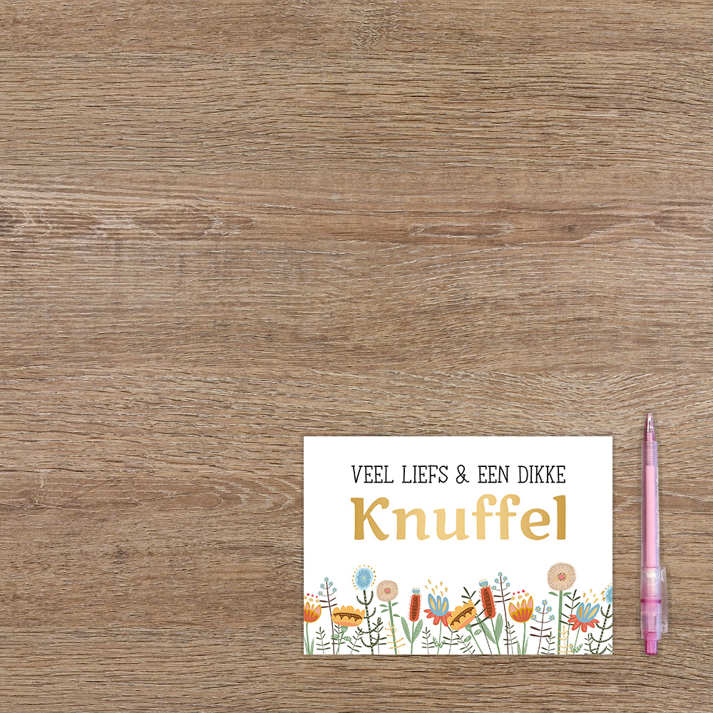 Veel liefs & een dikke knuffel