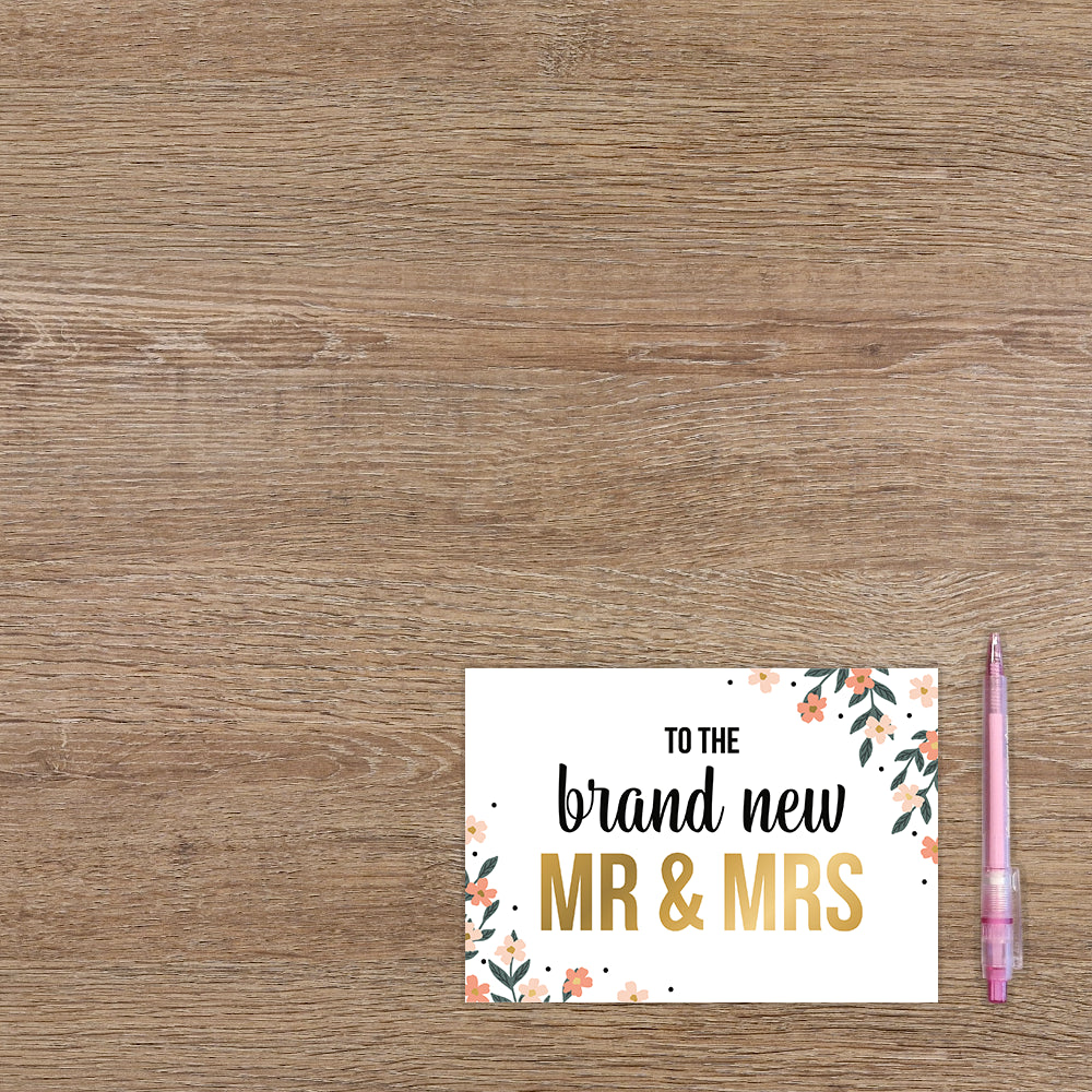 To the brand new mr & mrs