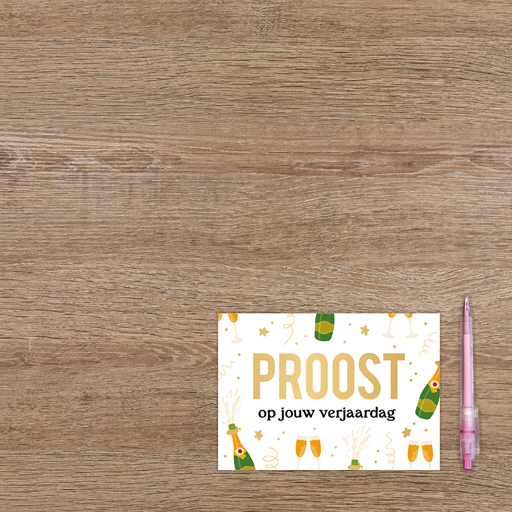 Proost op jouw verjaardag