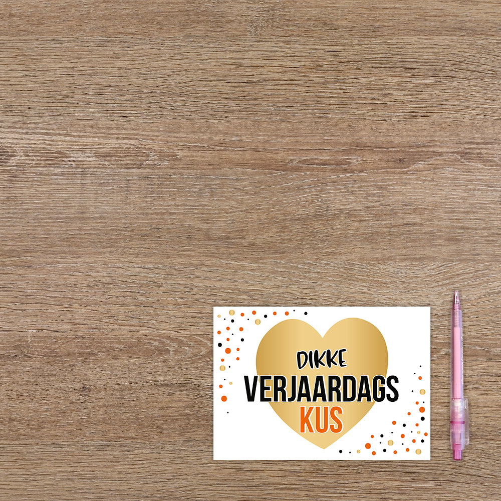 Dikke verjaardagskus