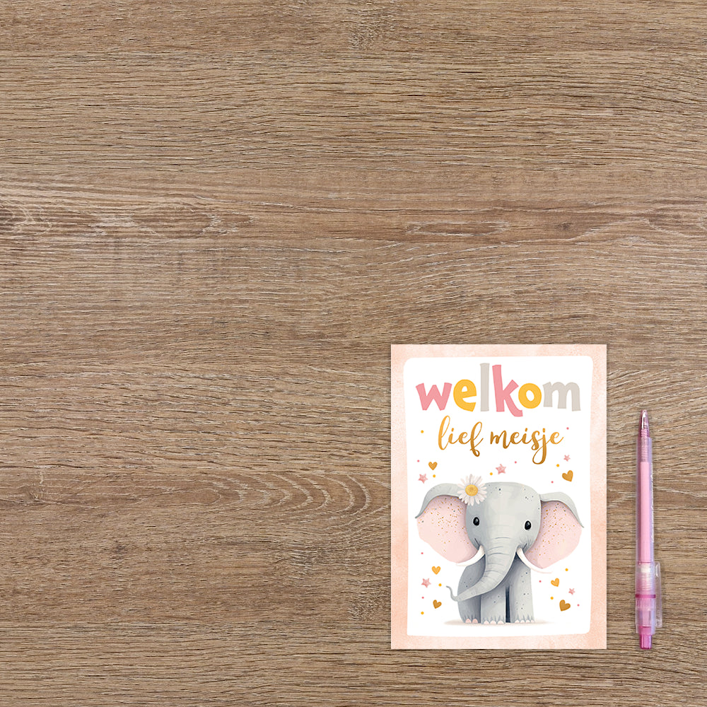 Welkom lief meisje