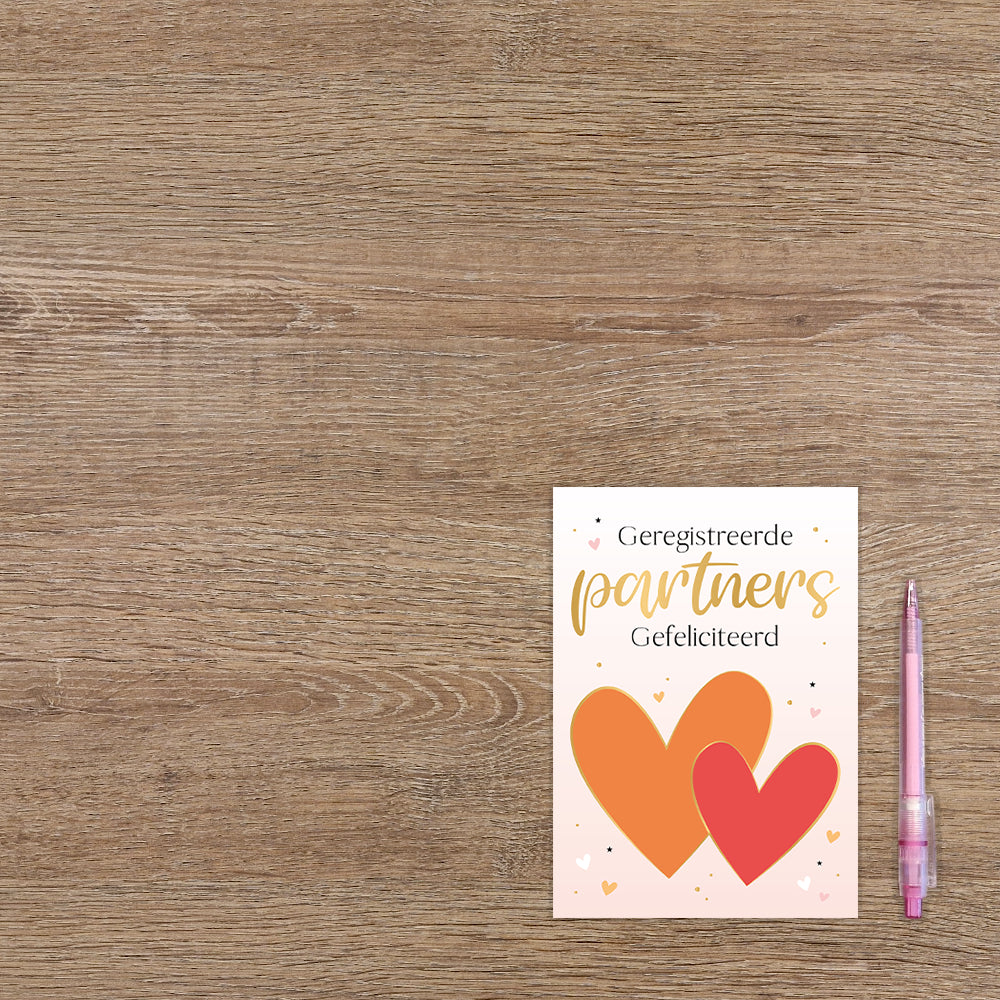 Geregistreerde partners gefeliciteerd