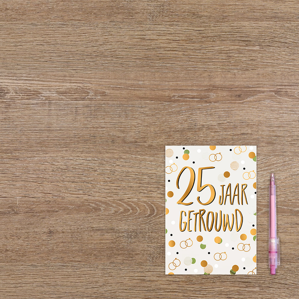 25 jaar getrouwd
