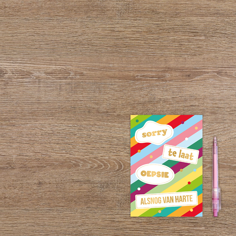 Sorry te laat alsnog van harte