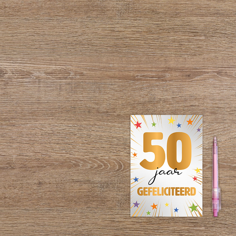 50 jaar gefeliciteerd