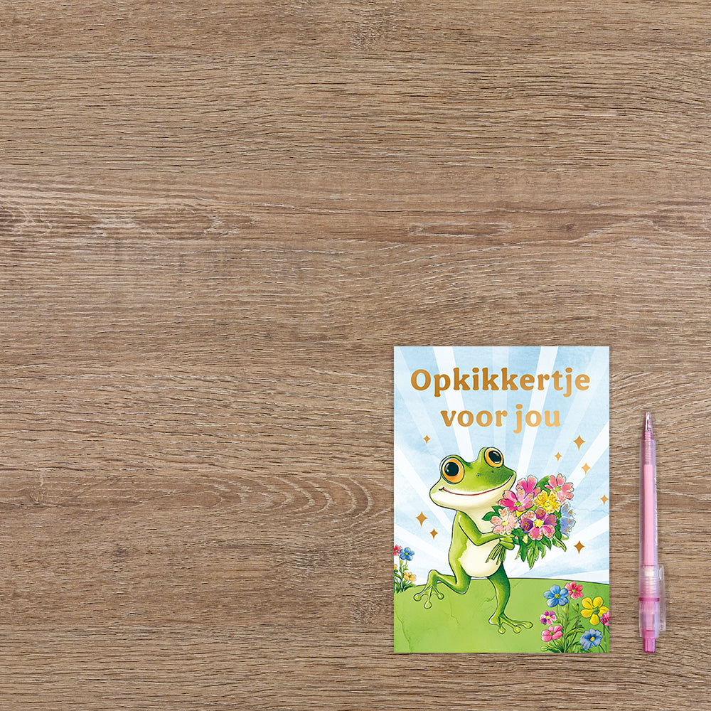 Opkikkertje voor jou