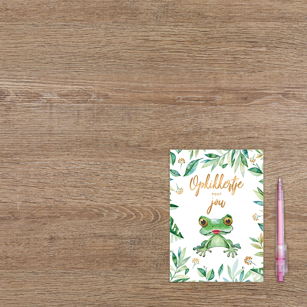 Opkikkertje voor jou