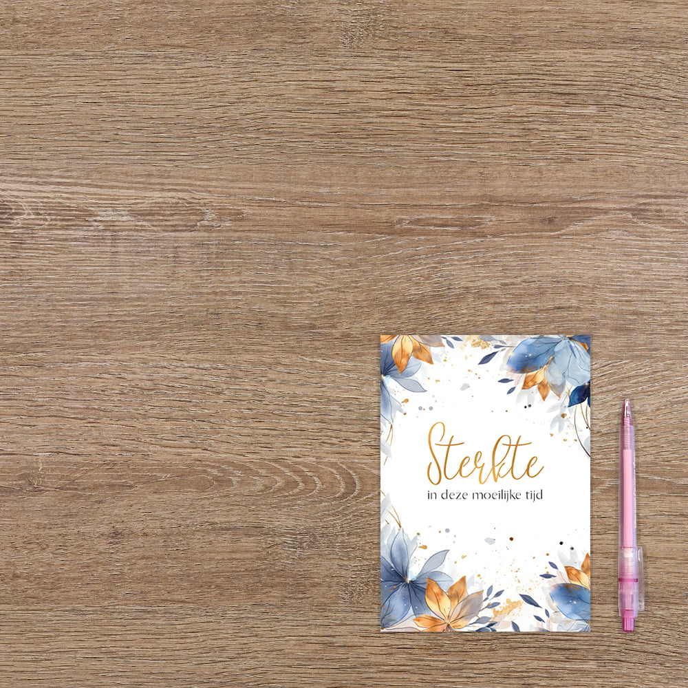 Sterkte in deze moeilijke tijd