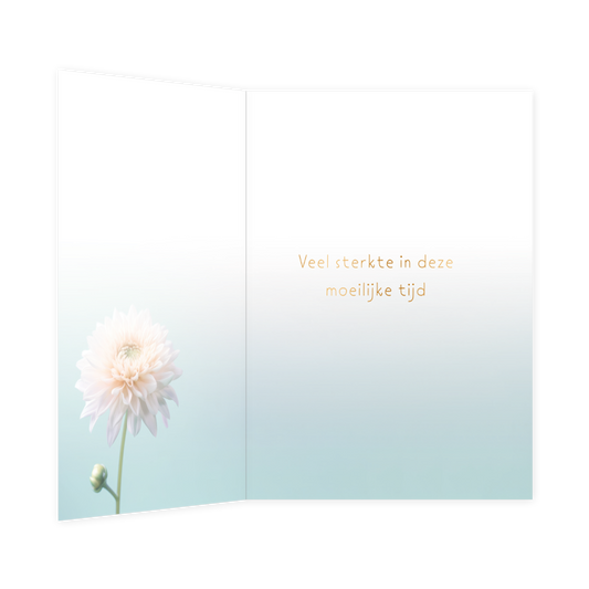 Met oprechte medeleven