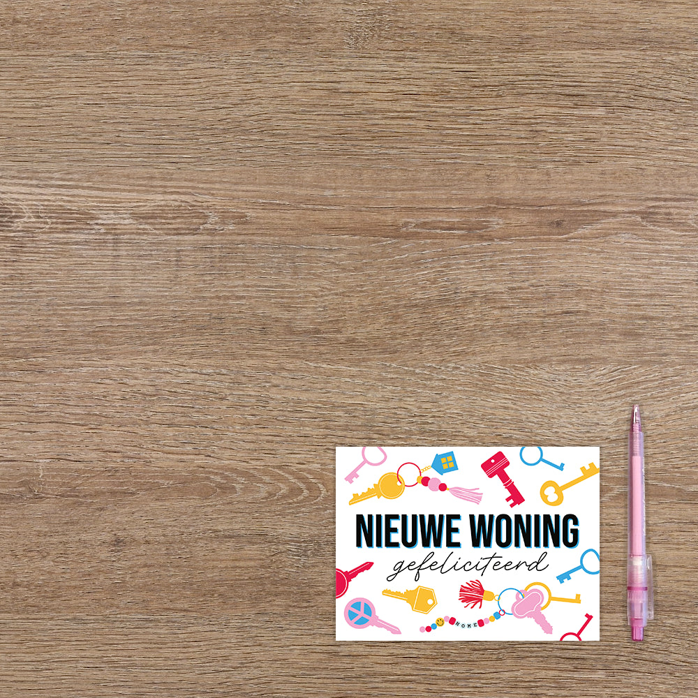 Nieuwe woning gefeliciteerd