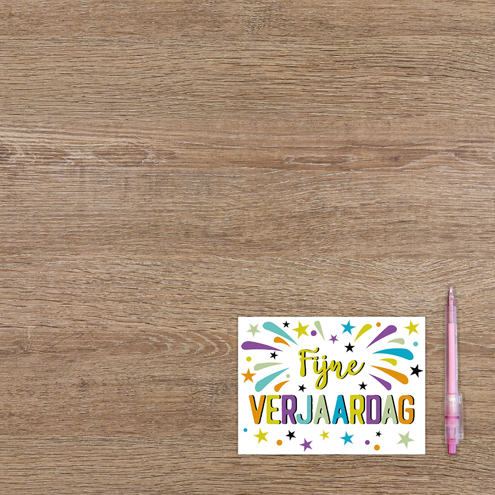Fijne verjaardag