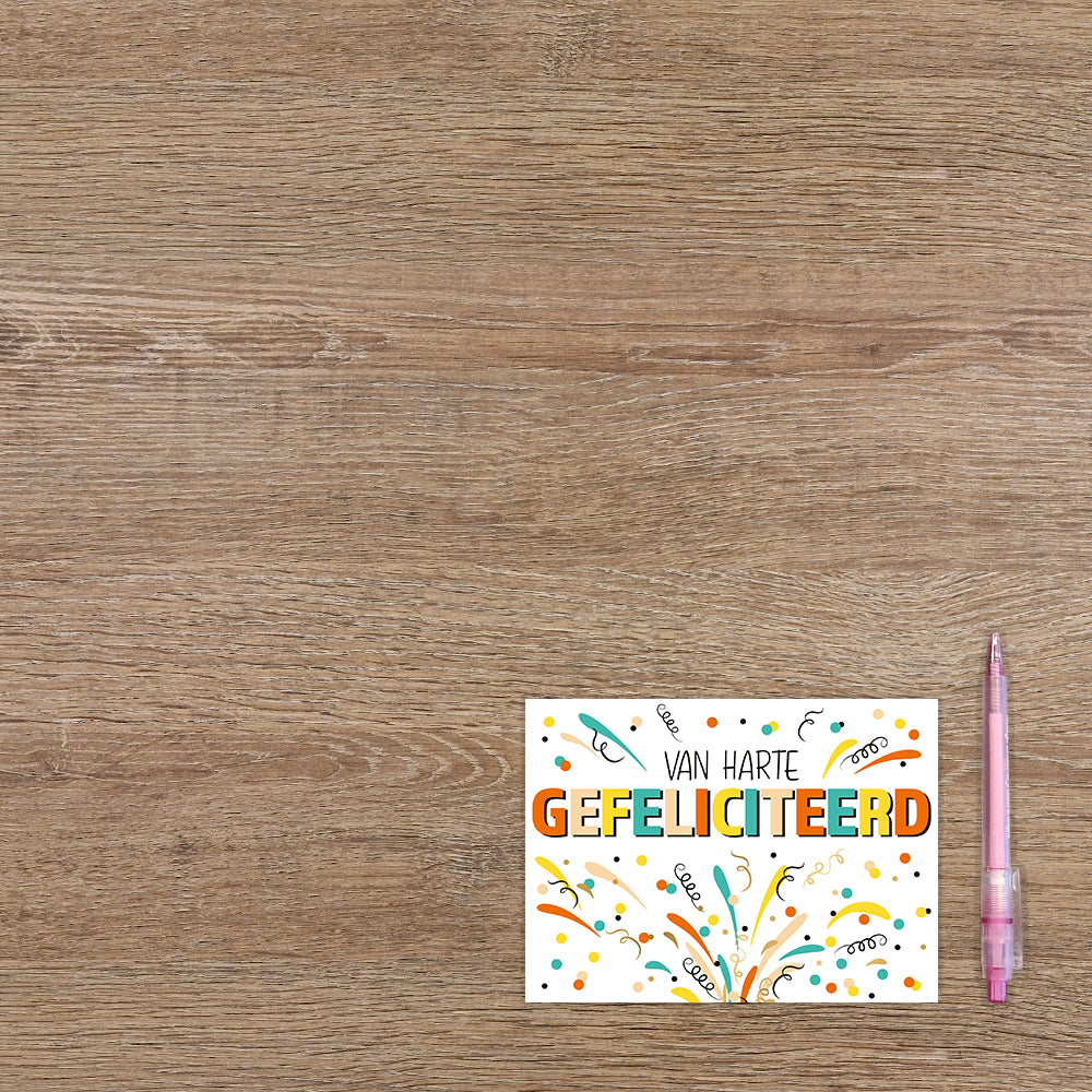 Van harte gefeliciteerd