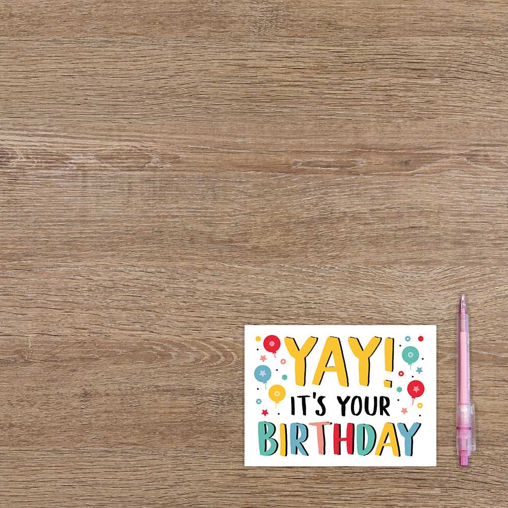 Yay! It's your birthday