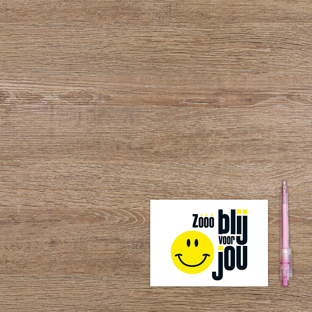 Zo blij voor jou