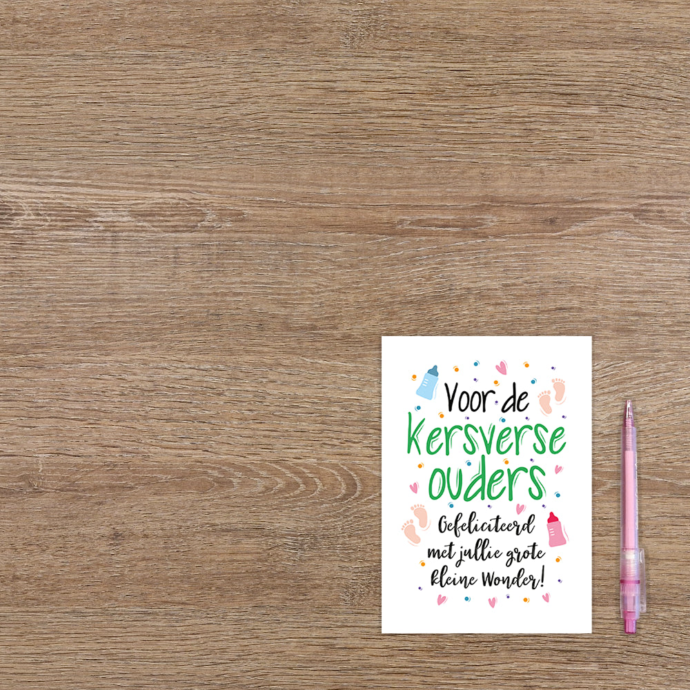 Voor de kersverse ouders