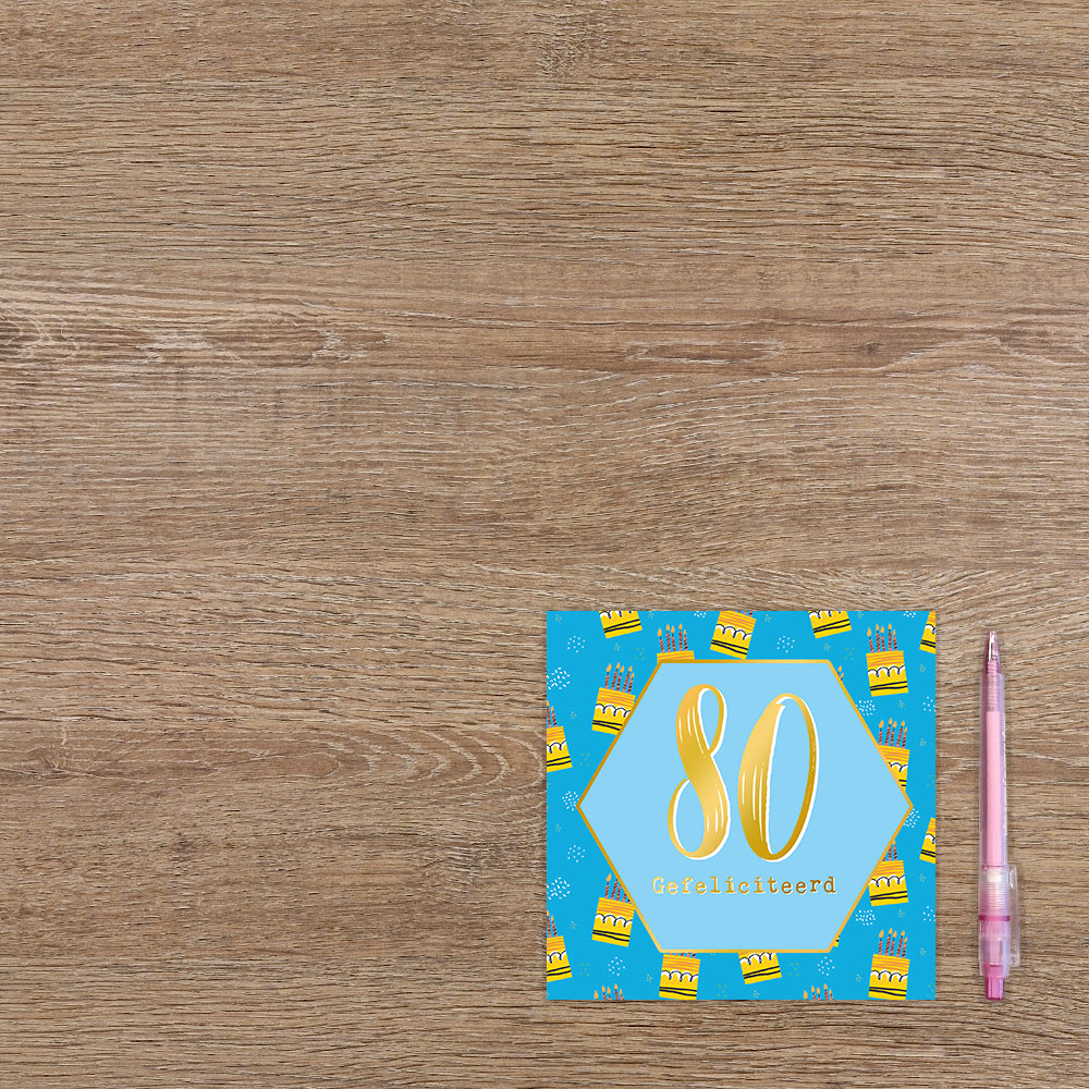 80 gefeliciteerd