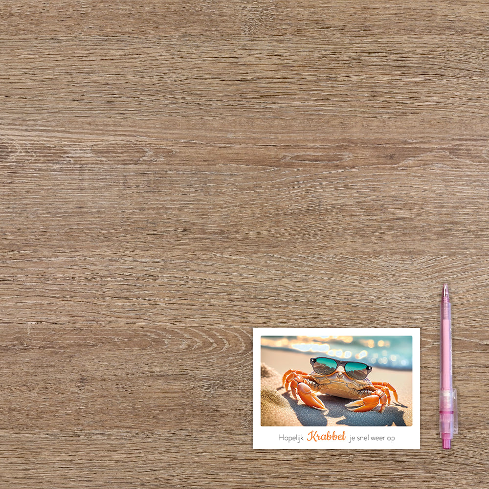 Hopelijk krabbel je snel weer op