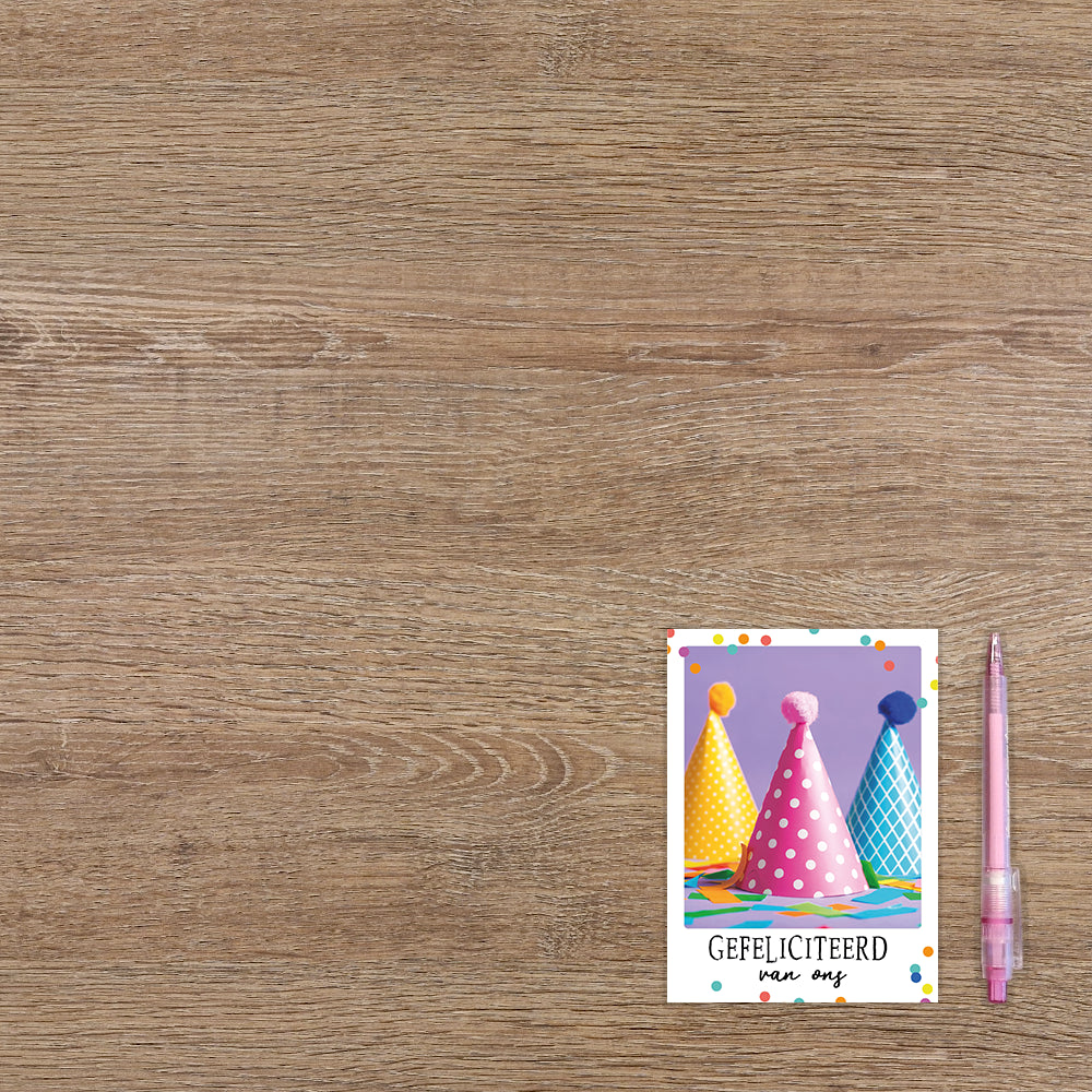 Gefeliciteerd van ons