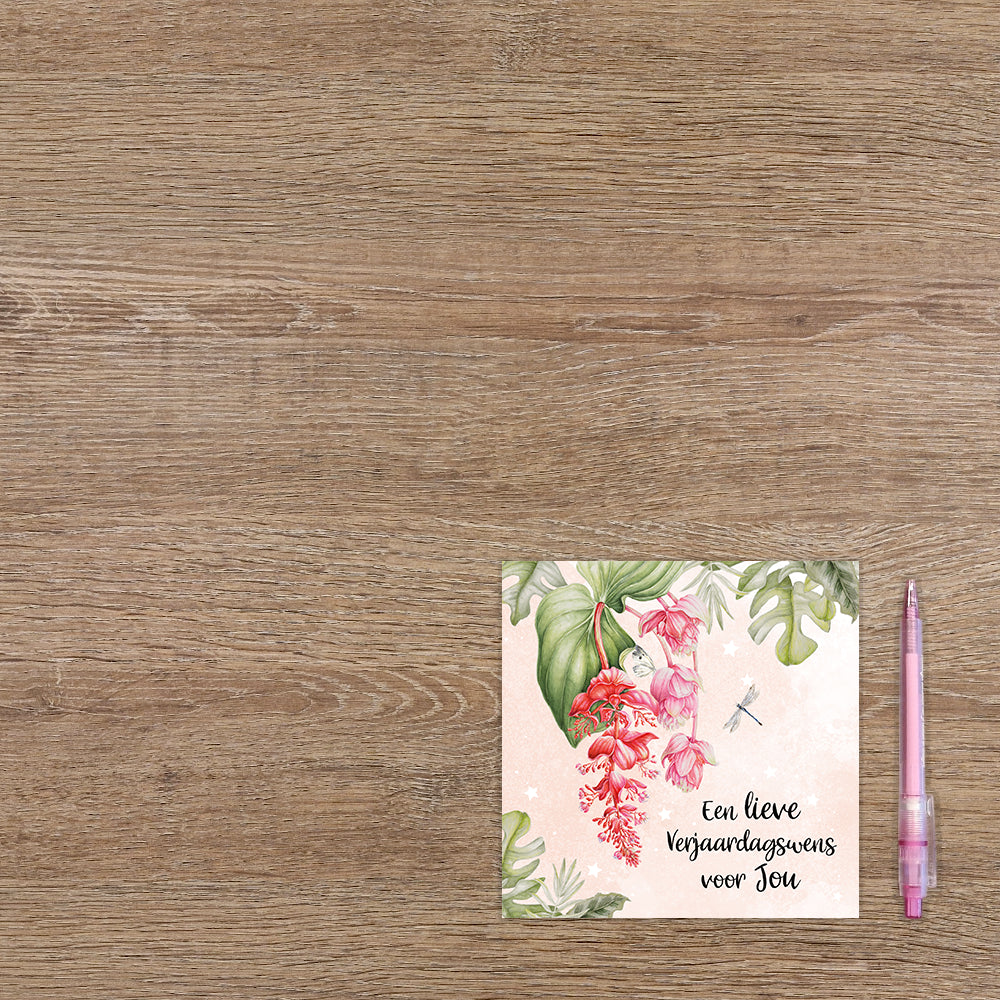 Een lieve verjaardagswens voor jou