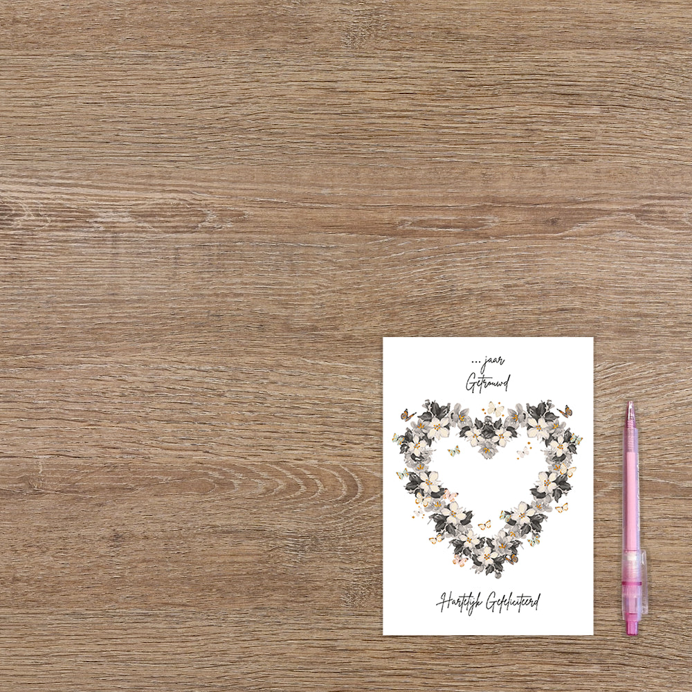 Jaar getrouwd gefeliciteerd