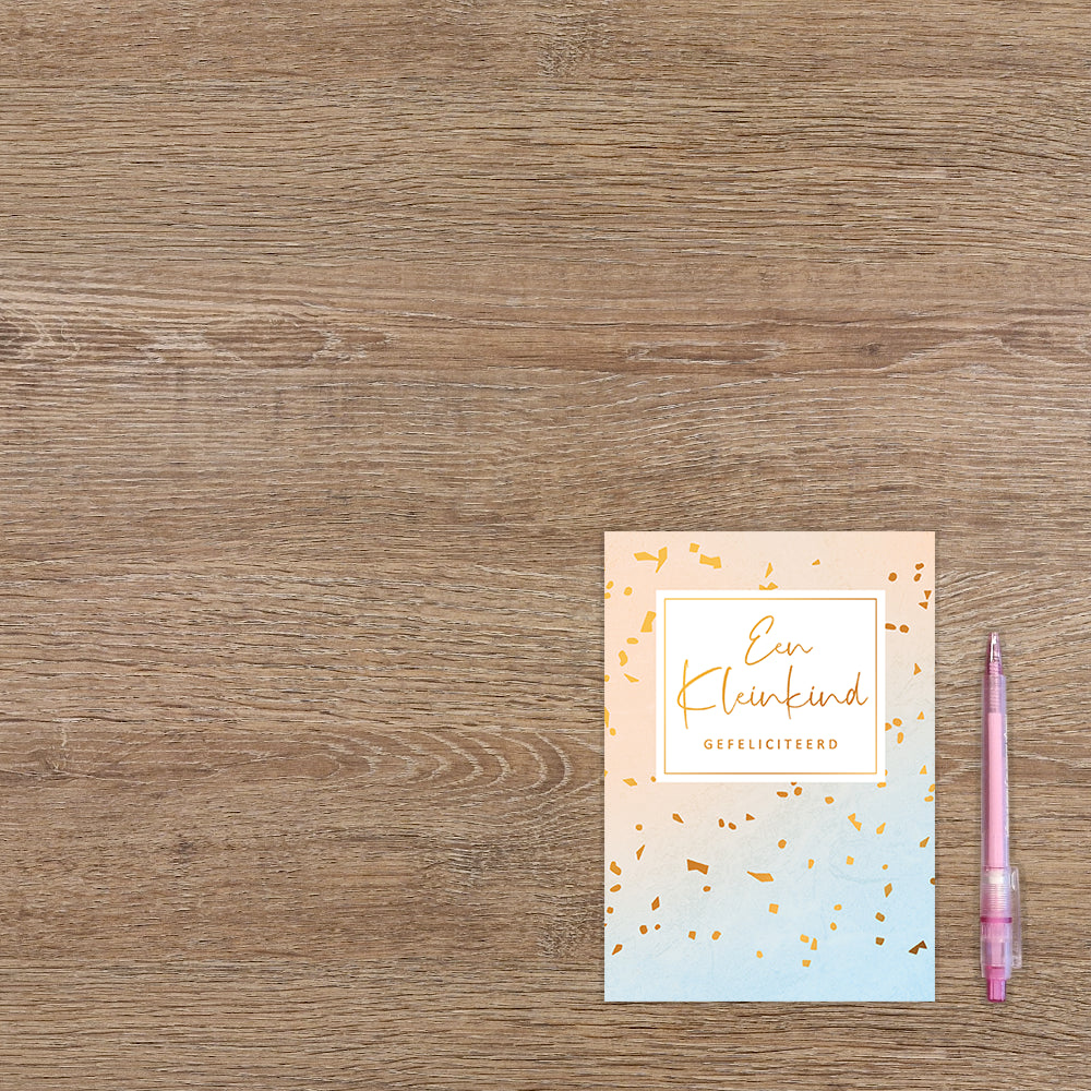 Een kleinkind gefeliciteerd