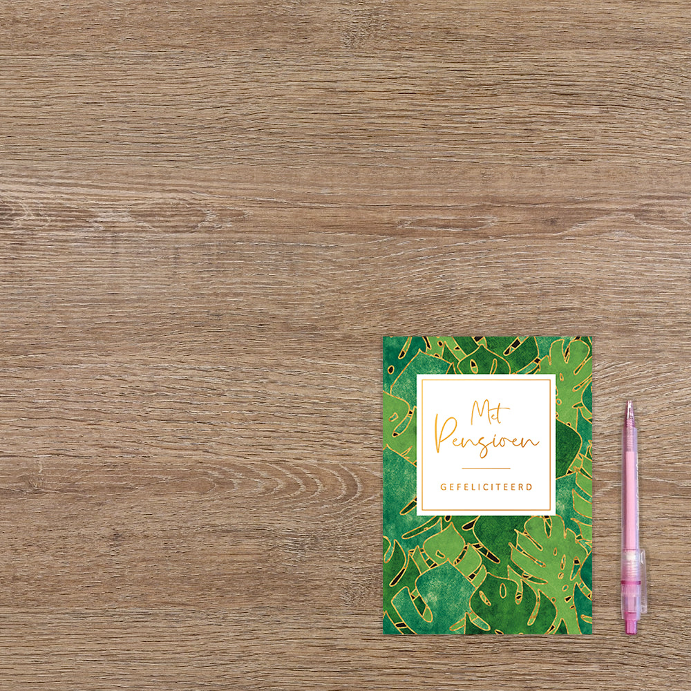 Met pensioen gefeliciteerd