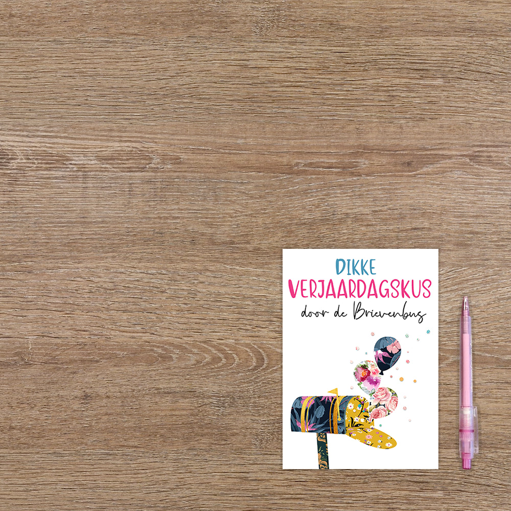Dikke verjaardagskus